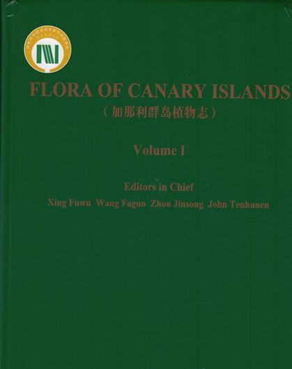 Flora of the Canary Islands. 2 volumes 2021. illus. (col.). XXXIII, XXIV, 1042 p. 4to.Hardcover.- English, with Latin nomenclature.