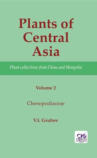 Plantae Asia Centralis. Vol. 002. 2000. 198 p. gr8vo. Hardcover.