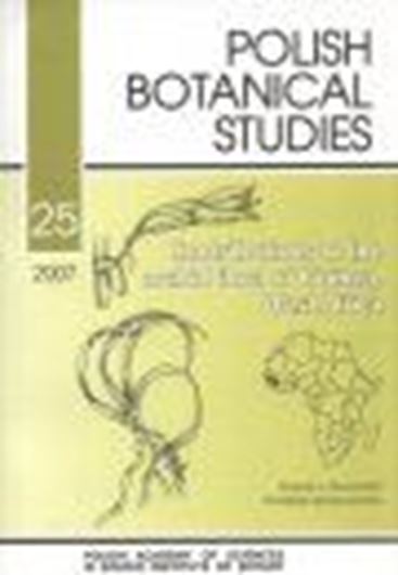 Contributions to the Orchid Flora of Guinea, West Africa. 2007. (Polish Bot. Stucies,25). 319 figs. 259 p. gr8vo. Paper bd. - In English.