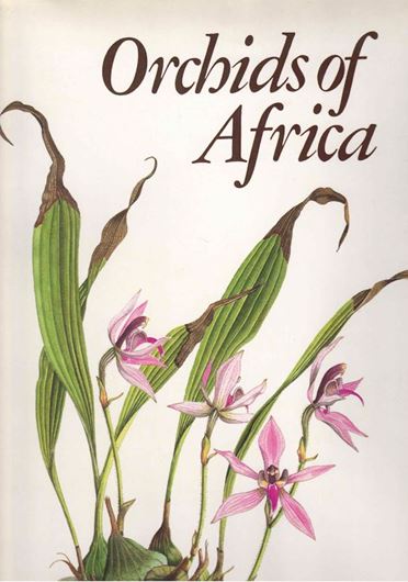 Orchids of Africa. A select review. With illustrations by E. F. Hennesy. 1981. 50 plates (full - page water colours). XI, 159 p. Hardcover. - 24.5 x 34 cm.
