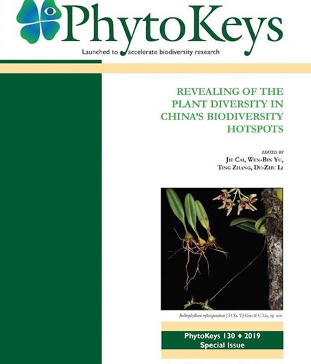 Revealing of the plant diversity in China's biodiversity hotspots. 2019. (Phytokeys, 130). 224 p. gr8vo. Paper bd.