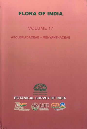 Volume 17: Asclepiadaceae - Menyanthaceae. 2022. 164 col. pls. 524 p. gr8vo. Hardover.