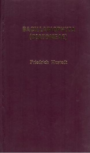 Bacillariophyta (Diatomeae). 1930.  Reprint 2002. (Die Süßwasserflora Mitteleuropas, Band 10, 2. rev. Aufl.). 875 figs. VIII, 466 p. gr8vo. Bound.