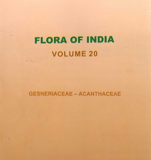 Volume 20: Gesneriaceae - Acanthacese. 2023. 120 plates with col. photogr. 140 plates with b/w line drawings. CXX, 830 p. gr8vo. Hardcover.