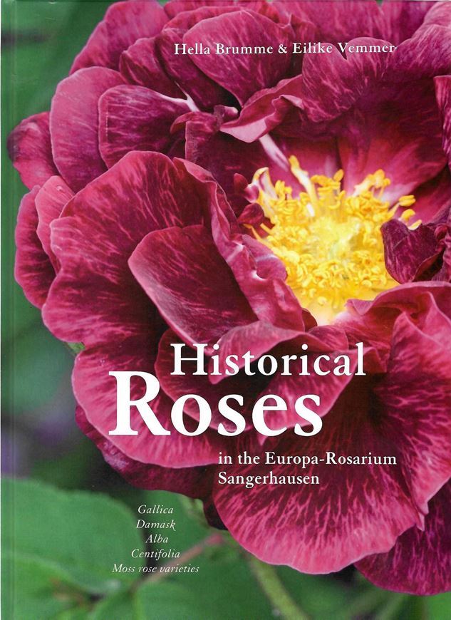 Histroical roses in the Europa Rosarium Sangerhausen. Gallica, Damask, Alba, Centifolia, Moss rose varieties. 2020. many col. photogr. 160 p. 4to. Hardcover.