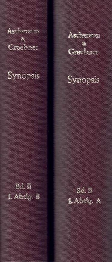 Synopsis der mitteleuropäischen Flora. Band 2,Abtheilung 1. Embryophyta Siphonogama (Angiospermae: Monocotyledones (Glumiflorae 1. Gramina). 1898 - 1902.  795 p. gr8vo. Cloth.