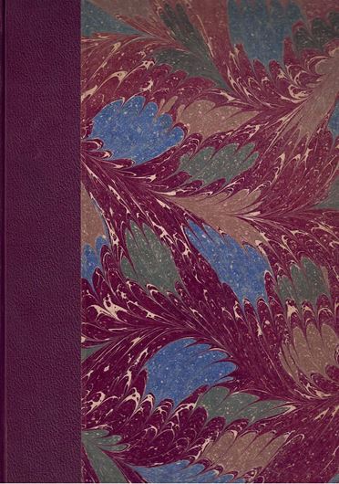 The Vegetation of the Siberian-Mongolian frontiers (the Sayansk-Region). 1921. ( Contributiones  Ad Floram Asiae Interioris Pertinentes, vol. 3).16 plates. 3 maps. 458 p. 4to. Halfleather..