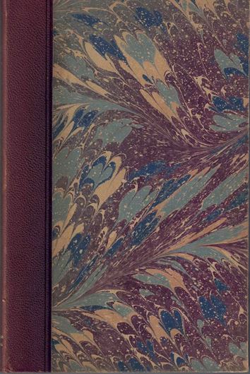 Plantae Hochreutineraneae. Edtude systématique et biologique des collections faites par l'auteur au cours de son voyage aux Indes Nérlandaises et autour du monde pendant les années 1903 à 1905. Fascicule 1 par Candolle (Augustine de), Candolle (Casimir de), Cardot (j.), Christ (Hermann), Heter (W.), Hieronymus (G.), Stephani. 1912. 103 p. gr8vo. Halfleather.