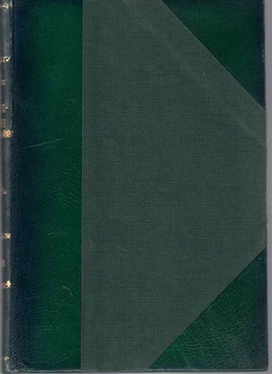 Guide du Botaniste sur Le Grand St-Bernard. 1868. 1 pl. 117 p. 8vo. Halfleather.