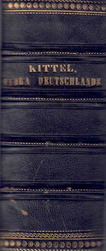 Taschenbuch der Flora Deutschlands zum Gebrauch auf botanischen Excursionen. 1.te & 2te Abtheilung. 1844. CXVIII,1230 S. 8vo. Leinen.