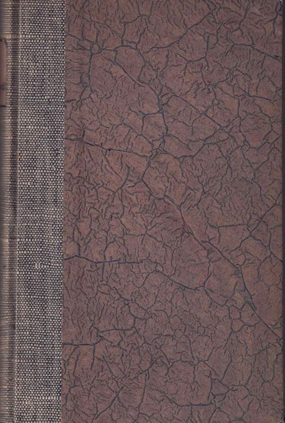 Excursions - Flora für Mitteldeutschland mit besonderer Angabe der Standorte in Hessen - Nassau, Oberhessen und den angrenzenden Gebieten, sowie in der Umgebung Marburgs. 2 Teile gebunden in 1 Band. 1896. 140, XXIII, 463 S. 8vo. Halbleinen.