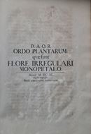 Introductio Generalis in Rem Herbariam. 1690. VIII, 39 p. -(Bound with:) Ordo Plantarum quae sunt Flore Irregulari Monopetalo. 1690. 1 -22, 23-26 index) p. 125 engraved plates, coulored by hand. Folio.