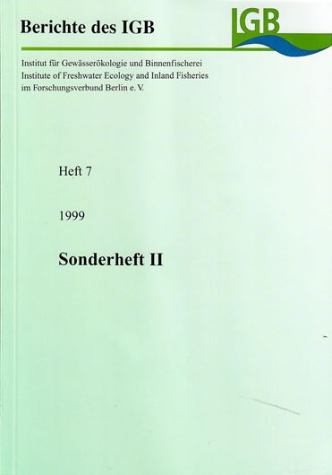 Zusammenfassungen der Beiträge des 13. Treffens... 25-28 März 1999, Schloß Kröchlendorff. 1999. (Berichte des IGB Sonderheft II). 1999.illustr.  89 S. gr8vo. Broschiert.