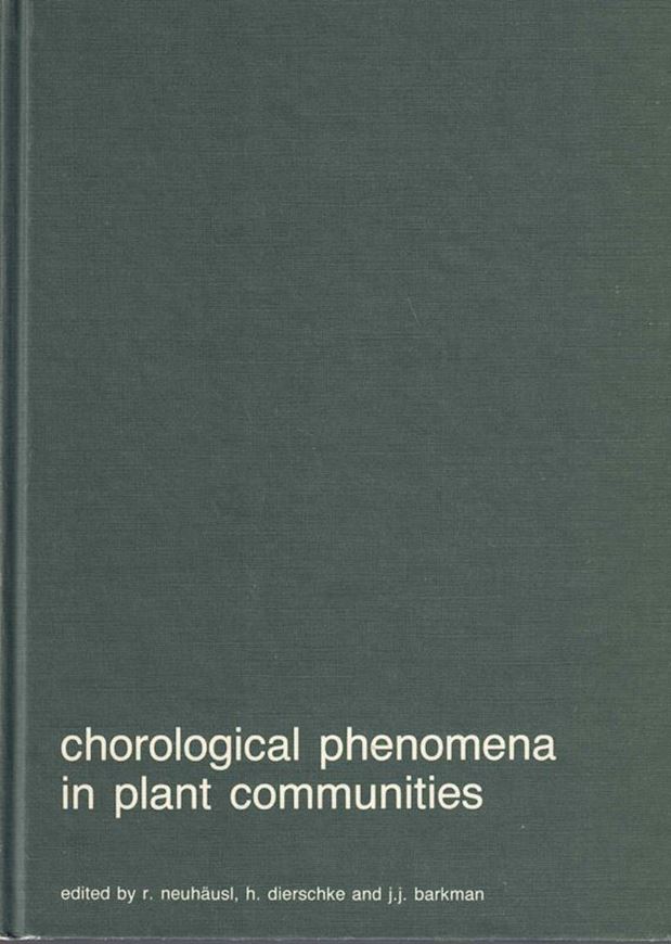 Chorological phenomena in plant communities.. Proceedings of the 26 tth International Symposium of the International Association for Vegetation Science, held at Prague, 5-8 April 1982. Publ. 1982. (Advances in vegetation science,5). illus, 270 p. 4to. Hardcover.