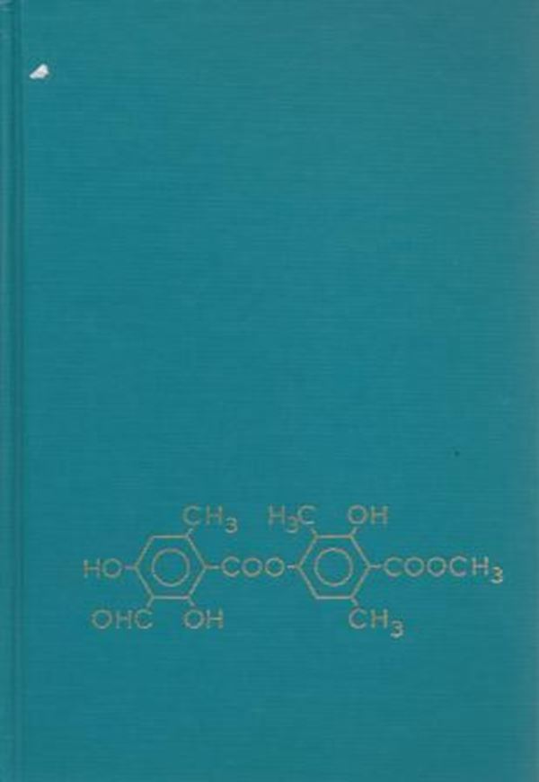 Chemical and Botanical Guide to Lichen Products. 1969. Many formulas. XI, 628 p. gr8vo. Hardcover.