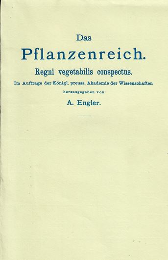 Begr. von A. Engler, fortgefuehrt von L.Diels. Heft  47: Pax, F. und K.Hoffmann: Euphorbia- ceae-Cluytieae. MacFarlane, J.M.: Cephalotaceae. 1910. (Reprint 1991). 168 figs. 139 p. gr8vo. Paper bd. (ISBN 978-3-7682-2047-7)