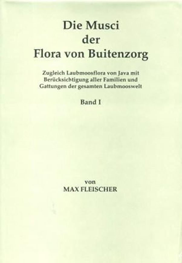 Die Musci der Flora von Buitenzorg. Zugleich Laubmoos- flora von Java mit Beruecksichtigung aller Familien und Gattungen der gesamten Laubmooswelt. (Flore de Buitenzorg, Partie V). 4 Bände. Leiden 1900-1922. (Bryophytorum Bibl., 9). 266 Fig. XCVIII,1760,8 S. (Second reprint, 2011).