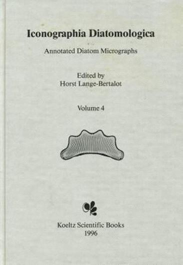 Annotated Diatom Micrographs. Edited by Horst Lange-Bertalot.Volume 04: Taxonomy. 1996. 100 photographic plates. 286 p. gr8vo.Hardcover. (ISBN 978-3-87429-392-1)