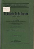 Die Flora des Val Onsernone (Bez. Locarno, Kt. Tessin). 1915. (Dissertation, Mitteilungen aus dem botanischen Museum der Univ. Zuerich, LXX). 413 p. gr8vo. - (Und:): Die Vegetation des Val Onsernone (Kanton Tessin). 1918. (Beiträge zur geobotanischen Landesaufnahme,5 & Berichte der Schweizerischen Bot. Ge, Heft XXVI).. 1 pflanzengeographische gefaltete Karte (farbig) des Val Onsernone. 80 S. gr8vo