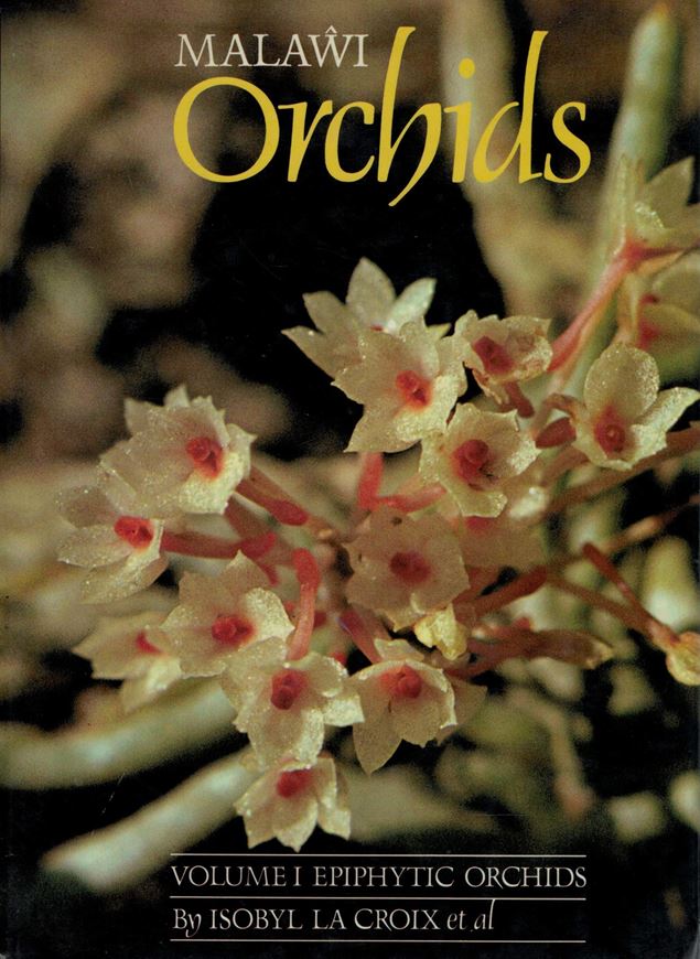 Malawi Orchids.Volume 1:Epiphytic Orchids. 1983.100 illustr.152 p.gr8vo.Bound.