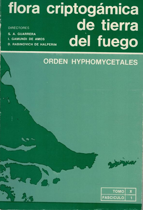 Tomo 10, Fasc. 1: Godeas, Alicia M. and others: Fungi, Fungi Imperfecti, Hyphomycetales. 1977. 19 pls. (line-drawings). 120 p. gr8vo. Paper bd.