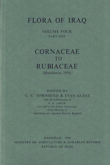 Volume 2: Further introductory notes. Pteridophyta, Gymnospermae, Angiospermae (Rosaceae). 1966. 3 figs. 31 (1 col.)pls. 184 p. gr8vo.