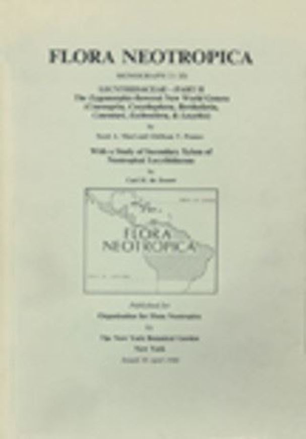 Vol. 014: Part 03: Smith, Lyman B. and R. J. Downs: Bromelioideae. 1979. 263 figs. 650 p.gr8vo.Paper bd.