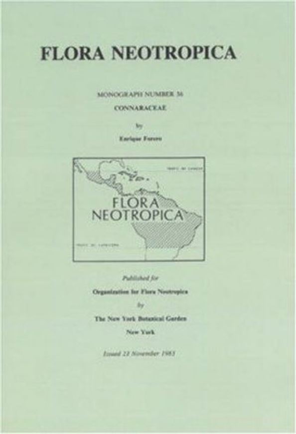 Vol. 036: Forero, Enrique: Connaraceae. 1983. 74 figs. 208 p. gr8vo. Paper bd. in Spanish.