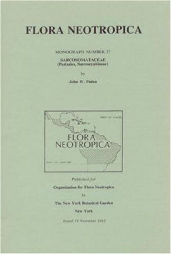 Vol. 037: Paden, John W.: Sarcosomataceae (Pezizales, Sarcoscyphineae). 1983. 9 figs. 17 p. gr8vo. Paper bd.