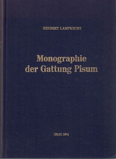 Monographie der Gattung PISUM.Die genetischen Grundlagen fuer die Züchtung der Erbse und der verwandten Leguminosen. Redig.v.K.Mecenovic.1974.210 Fig.58 Tabellen.655 S.gr8vo.Leinen.