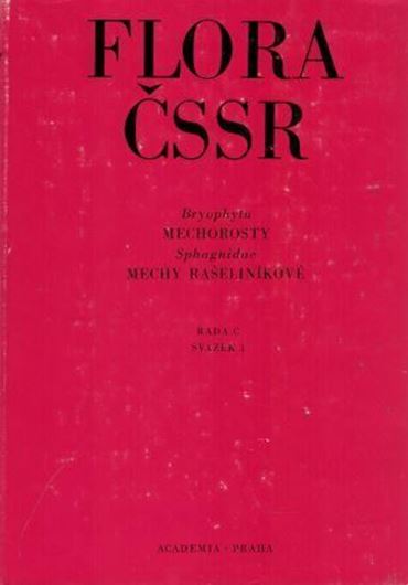 Bryophyta (Mechorosty) et Sphagnidae (Mechy Raselini- kove). (EX: Flora CSR, vol. 1). 1972. 119 Fig. 3 Taf. 416 S. Ln. - In Czech, with Latin nomenclature.