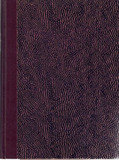Über polsterförmigen Wuchs.Ein Beitrag zur Kenntniss der höheren Pflanzen.Halle 1939.(Nova Acta Leopoldina,NF,Band 7:49).22 Taf. 244 S.Gr8vo. Halbleinen.