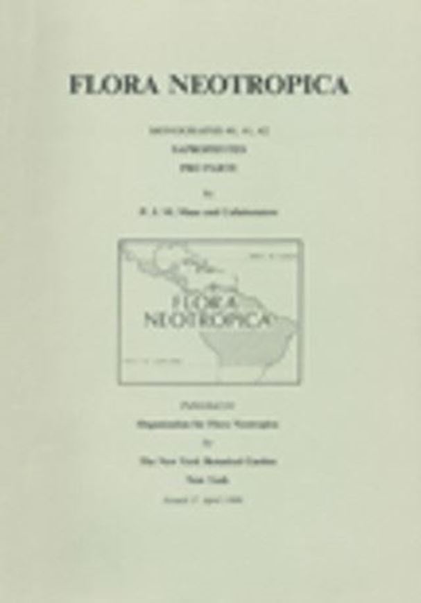 Vol. 040-042: Maas, Paul J.M. a.oth.: Saprophytes Pro Parte. 1986. 136 figs. 1 photo. 342 p. gr8vo. Paper bd.