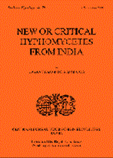  New or critical Hyphomycetes from India. 1986. (Studies in Mycology, no. 28). 34 figs. 84 p. gr8vo. Paper bd. 