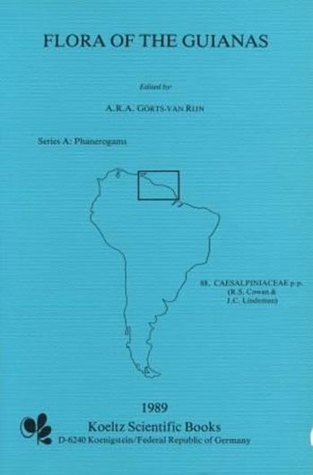 Series A: Phanerogams. Fascicle 007: Cowan, R.S. and J.C. Lindeman: Caesalpiniacea p.p., including Wood and Timber, by B.J.H. ter Welle and P. Detienne. 1989. illus. 166 p. gr8vo. Paper bd. (ISBN 978-3-87429-287-0).