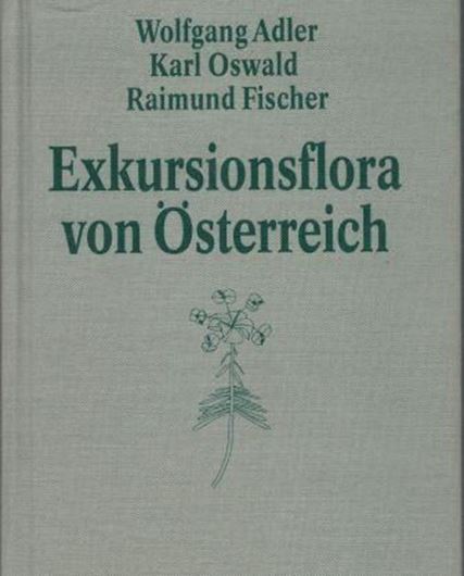 Exkursionsflora von Österreich. Bestimmungsbuch für alle in Österreich wildwachsenden sowie die wichtigsten kultivierten Gefässpflanzen (Farnpflanzen und Samenpflanzen) mit Angaben über ihre Ökologie und Verbreitung. Redigiert und herausgegeben von Manfred A. Fischer. 1994. 510 Strichzeichnungen. 1180 S.8vo. Leinen.