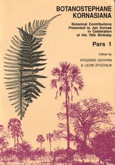 Botanostephane Kornasiana. Botanical Contributions Presented to Jan Kornas in Celebration of His 7oth Birthday. 2 parts.1993.(Fragmenta Floristica et Geobotanica, Suppl. 2). Illustr. VI, 759 p.gr8vo.Paper bd.-In English and German.