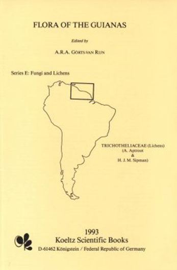 Series E: Fungi and Lichens. Fascicle 002: Aptroot, A. and H.J.M. Sipman: Tricho- theliaceae (Lichens). 1993.Illustr.57 p.gr8vo.Paper bd.  (ISBN 978-3-87429-358-7)