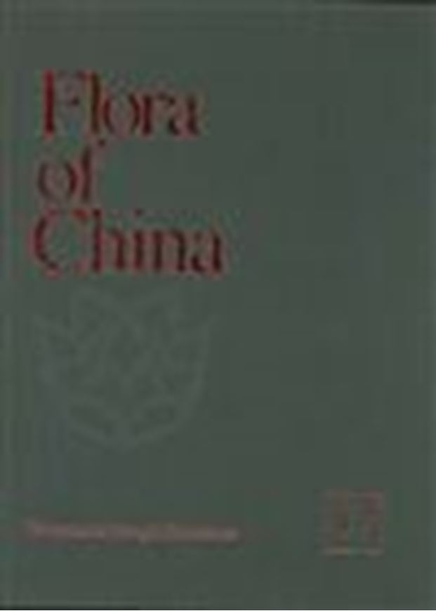 Revised and condensed English language edition of "Flora Reipublicae Popularis Sinicae". Volume 017: Verbenaceae through and Solanaceae. 1994. XI,378 p. 4to. Cloth.