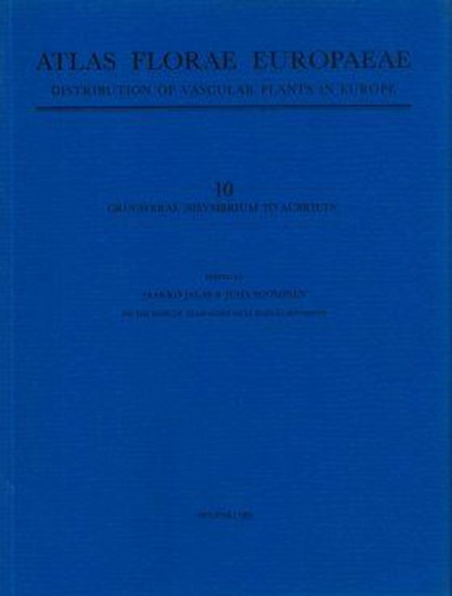  Distribution of vascular plants in Europe. Volume 10: Cruciferae (Sisymbrum to Aubrieta). 1994. 224 p. 4to. Paper bd.