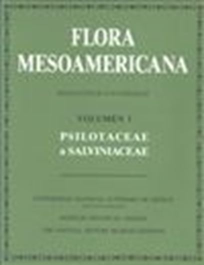 Volume 01: Psilotaceae a Salviniaceae. 1995. XI;470 p. 4to.Hardcover.