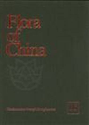 Revised and condensed English language edition of "Flora of Reipublicae Popularis Sinicae". Volume 016: Gentianaceae through Boraginaceae. 1996. XII,479 p. 4to. Cloth.