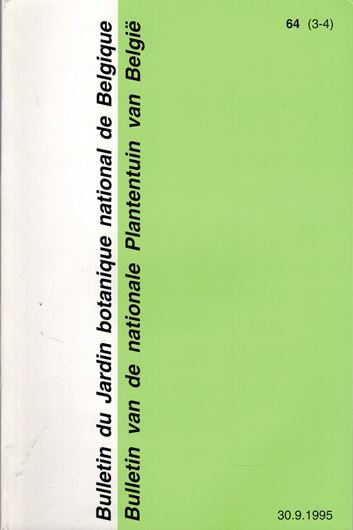 Illustrations and descriptions of xylariaceous fungi collected in Papua New Guinea.1995. (Bulletin du Jardin Bot. National de Belgique,64:3-4). 43 figures.194 p.gr8vo.Broché.