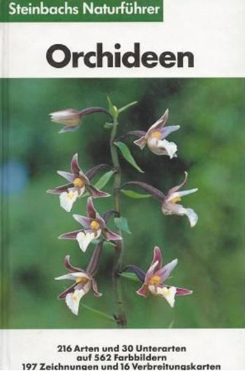  Orchideen. Die wildwachsenden Arten und Unterarten Europas, Vorderasiens und Nordafrikas.Mit Zeichnungen des Autors. Neu bearbeitete Sonderausgabe.1996.(Steinbachs Naturführer).Viele Farbphotographien.287 S.8vo.Broschiert.