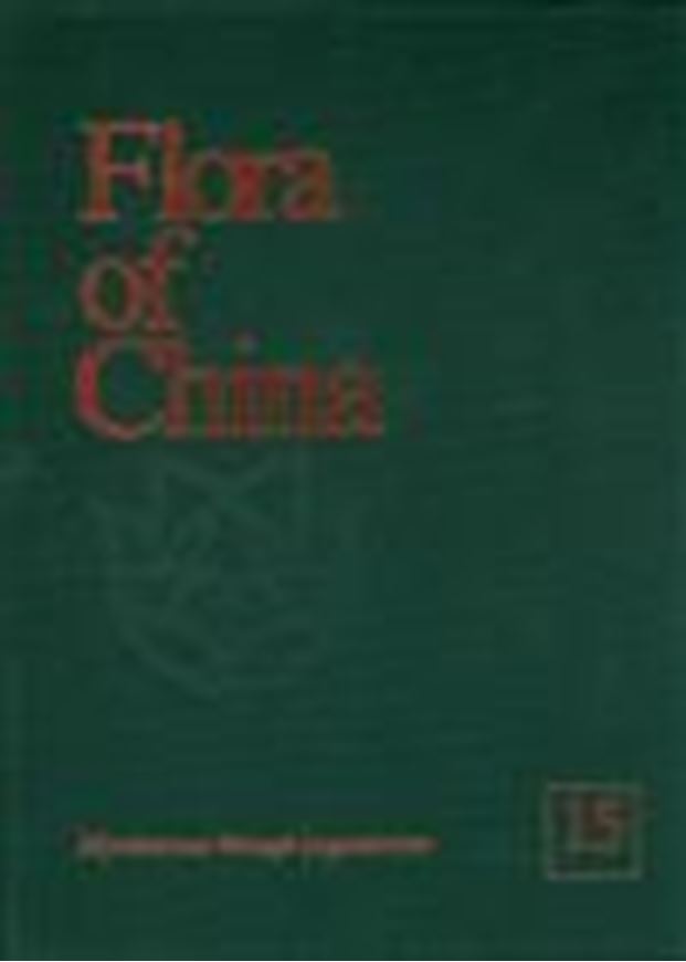 Revised and condensed English language edition of "Flora Reipublicae Popularis Sinicae". Volume 015: Myrsinaceae through Loganiaceae. 1996. 387 p. 4to.Cloth.