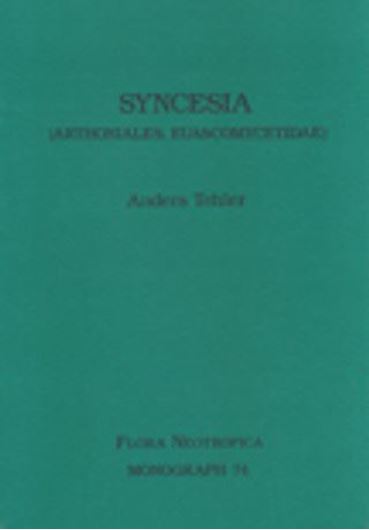 Vol. 074: Tehler, A.: Syncesia (Arthoniales, Euasco- mycetidae. 1997. 50 p. Paper bd.