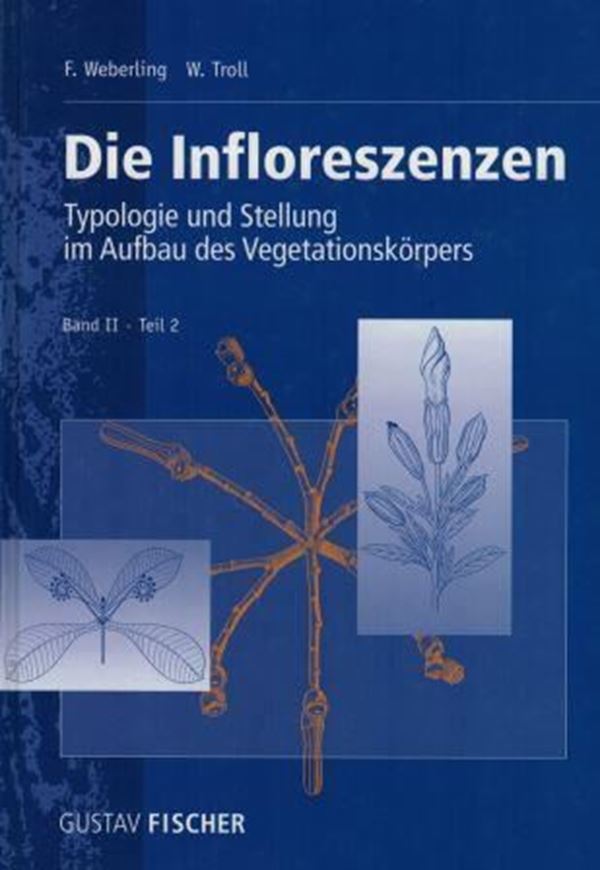  Die Infloreszenzen. Band II, Teil 2. Typologie und Stellung im Aufbau des Vegetationskörpers. Monotele und polytele Synfloreszenzen. 1998. 274 Photographien. 200 Fig. 483 S. Gebunden.