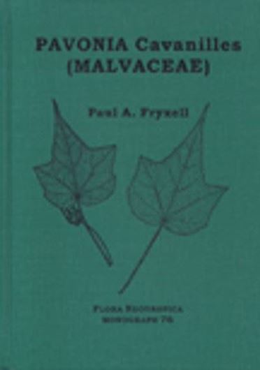 Vol. 076: Fryxell, Paul A.: Pavonia Cavanilles (Malvaceae). 1999. 290 p. gr8vo. Paper bd.