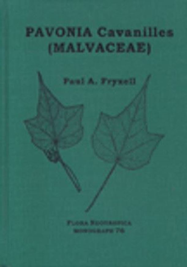 Vol. 076: Fryxell, Paul A.: Pavonia Cavanilles (Malvaceae). 1999. 290 p. gr8vo. Paper bd.