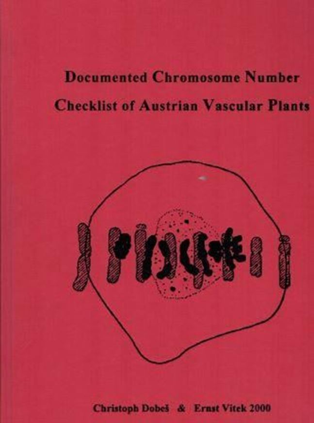  Documented Chromosome Number Checklist of Austrian Vascular Plants. 2000. 642 p. 4to.- Cloth.- With 1 CD-ROM. 